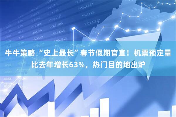 牛牛策略 “史上最长”春节假期官宣！机票预定量比去年增长63%，热门目的地出炉